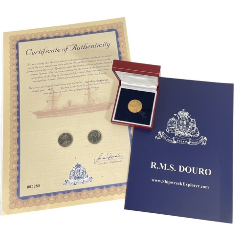 Shipwreck gold coin from rms - gold,