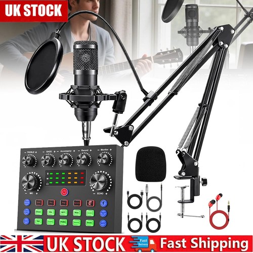 Sound card set audio - set, condenser