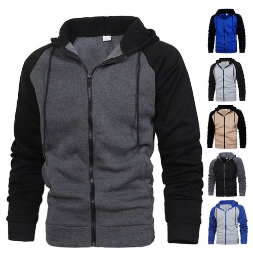 Mens hoodie fleece warm hooded - warm,