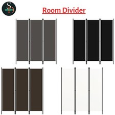 3-Panel Room Divider Wall Partition Screen Room Separator Privacy Screen vidaXL