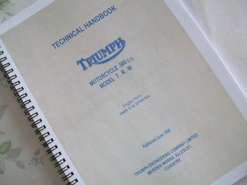 Triumph motorcycle trw - trw, cc