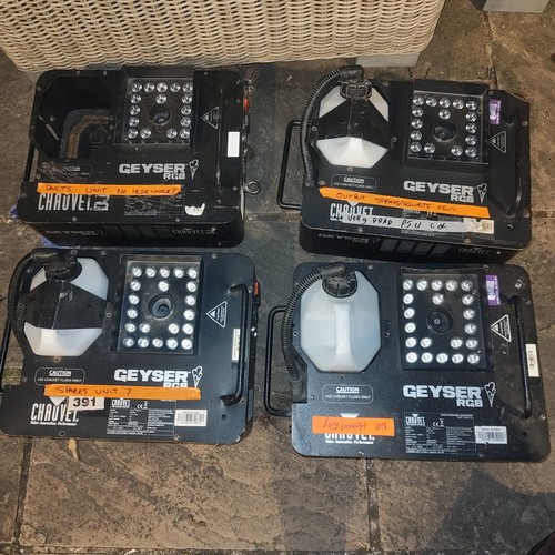 Chauvet geyser job - 4x, lot
