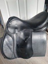 Black Ideal Gp Saddle 18" Seat
