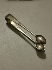 Sterling Silver Sugar Tongs 1898