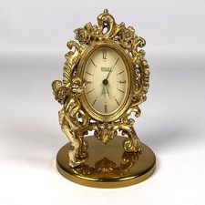 Vintage Gold Tone Cherub Wind