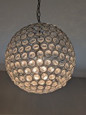 Large Globe Chandelier. Round