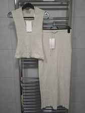 Zara Crepe Textured Skirt