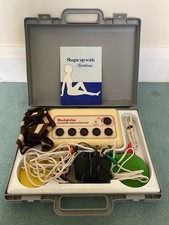 Beautronix Bodytrim Lean Machine 1980's Electronic Muscle Stimulator has 10 Pads