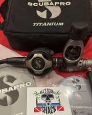 SCUBAPRO S600+MK25 TITANIUM REGULATOR  +BAG  LATEST MODEL GRAB IT QUICK!