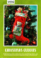 CROSS STITCH CHART  CHRISTMAS CUDDLES - BEAR STOCKING (959G)
