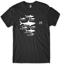 Shark Hierarchy Diver Diving Funny Mens Unisex T-Shirt