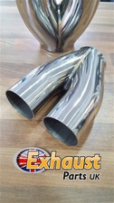 Twin Exhaust Y pipe 2 into 1