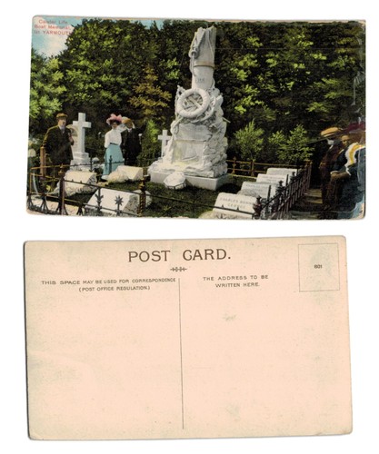 Vintage postcard caister - vintage,