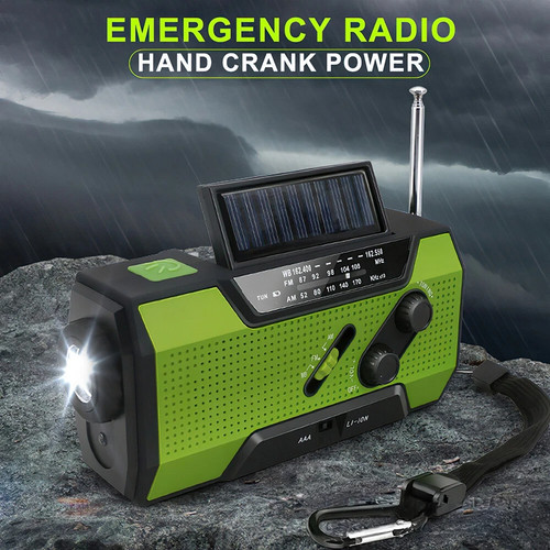 Wind solar radio - am/fm, up