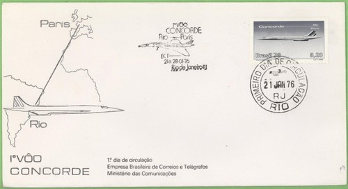 Brazil 1976 concorde - 1976, first