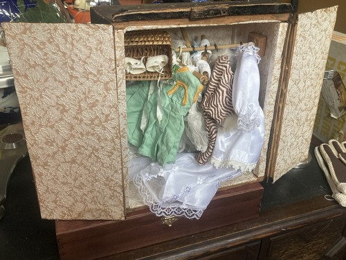 Very old dolls wardrobe - very,