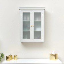 Grey Frosted Glass Fronted