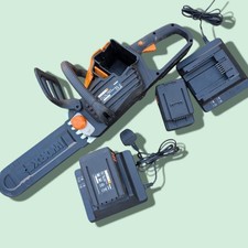 WORX WG368E 40V Max Cordless Chainsaw 30cm Bar with Battery & Charger Set 