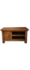 SOLID OAK WOOD WOODEN TV UNIT