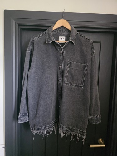 Zara oversized fit distressed - zara,