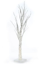 PRE- LIT Table Top Led Berry ,Snowy White Birch Tree With 24 LED  60cm Battery