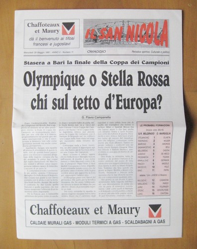 1991 european cup final - cup,