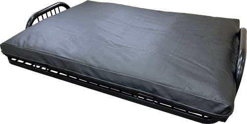 Black leather vinyl full size - black,