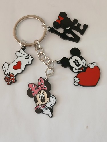 Mickey minnie mouse keyring - minnie,