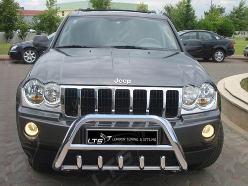 Chrome axle nudge bar - chrome,