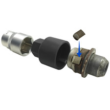 Four Tooth Wheel Lock Nut Screw Removal Tool For Land Rover Range Rover