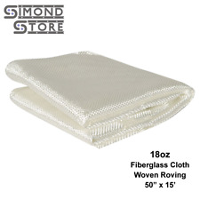 Fiberglass Woven Roving 18oz x 50" x 15 ft. (5 yd. Long) for Boat & Pool Repair