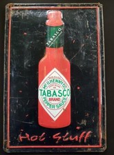 VINTAGE-RETRO DECORATOR'S GRADE GROUB ONE EMBOSSED / 3D METAL SIGNS (20x30cm)