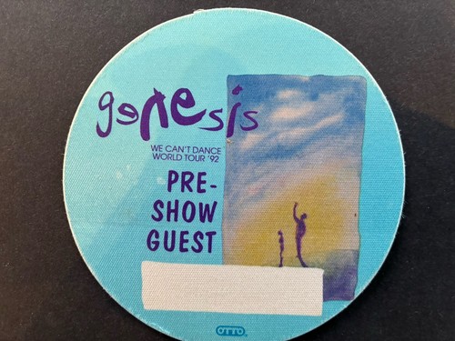 Genesis backstage pass - genesis,