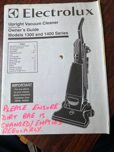 Electrolux upright vacuum - electrolux,