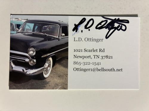 Ottinger autograph - l.,