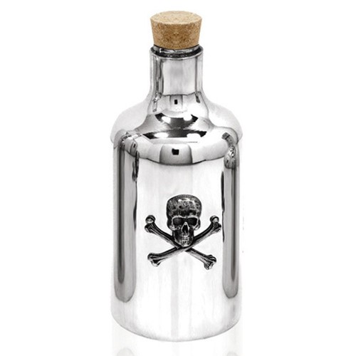 Poison skull bottle - bottle, hip