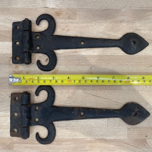 1xpair antique wrought iron - antique,