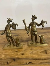 Two Brass Hunting Ornaments