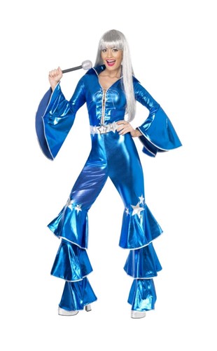 Womens 1970s abba - abba, blue