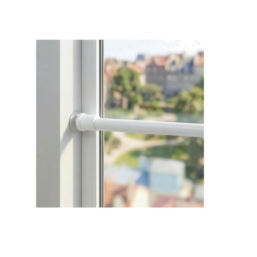 Spring tension rod white - rod,