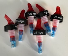 6 Shot Bottle Pourers Dispenser 25ml