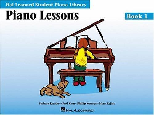 Piano lessons book - book, 1.: