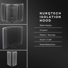 Microphone isolation hood