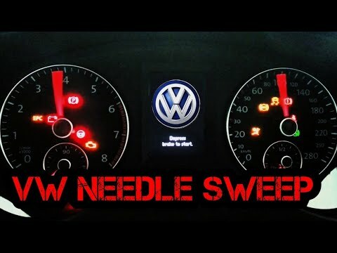 Needle sweep logo splash - vw,