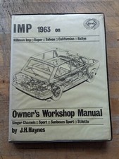 Hillman Imp (1963-1971) Haynes Workshop Manual