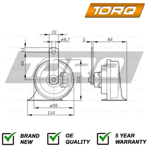 Trumper horn torq fits golf - trumper,