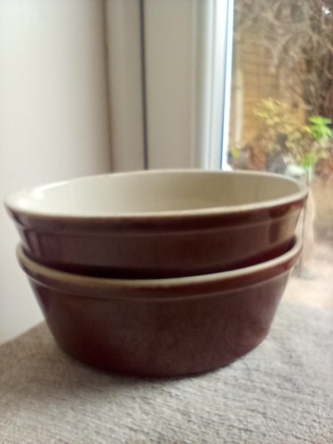 Rayware pie dish brown - ,