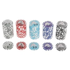 Striped Poker Chips Set 13.5g