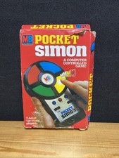 Vintage 1980 MB Electronics, Pocket Simon. Battery Operated Hand-held Game.
