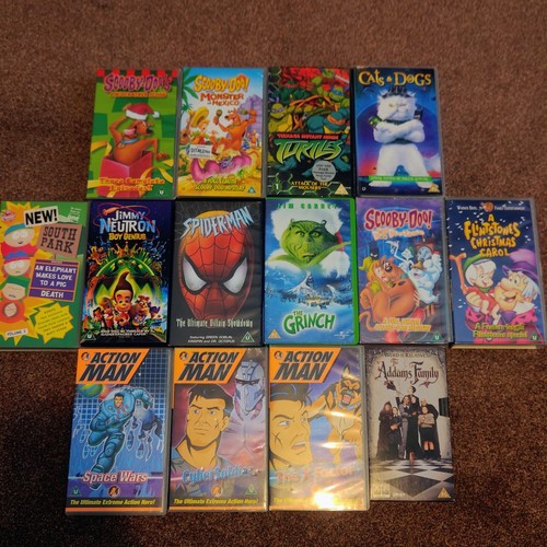 Cartoons vhs video collection - video,